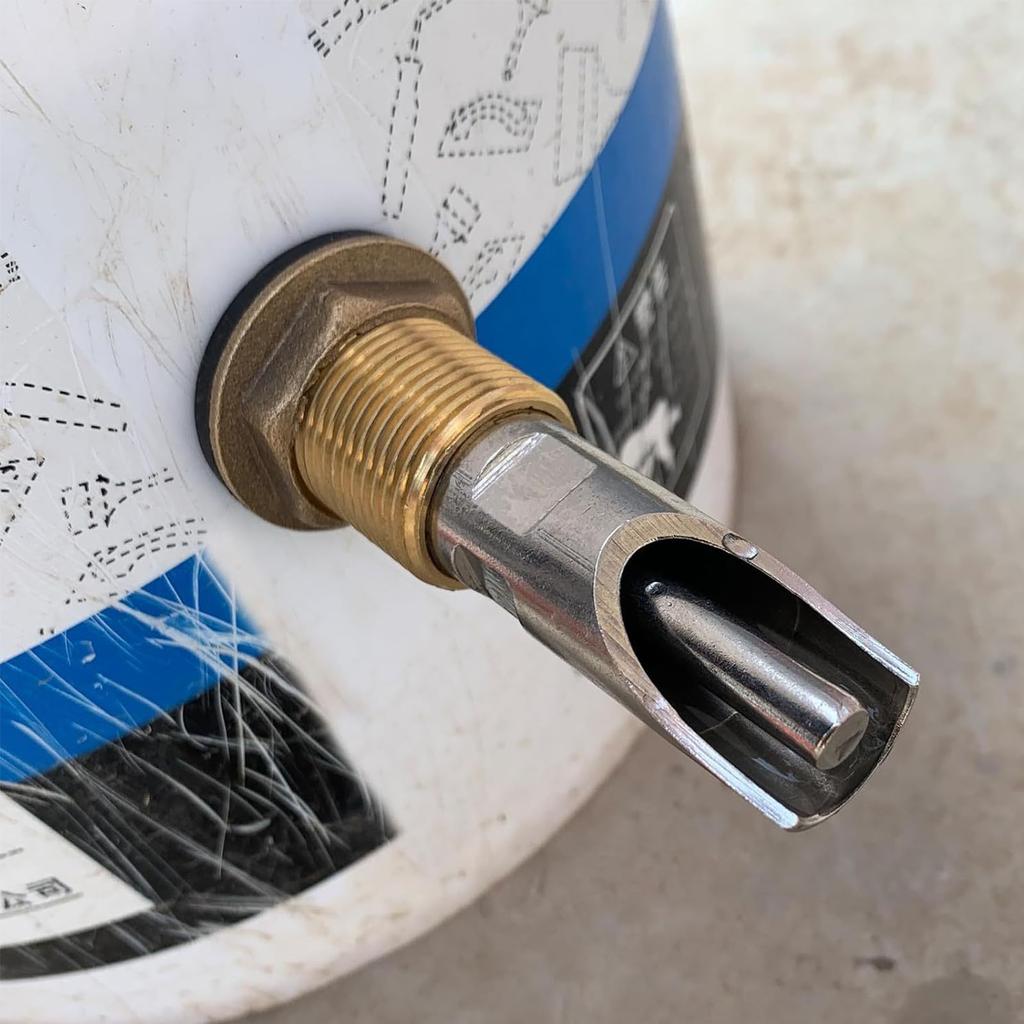 5 Pieces Multipurpose Pigs Nipple Waterer Stainless Steel Automatic Drinker Set for Barrels with Tanks Connectors