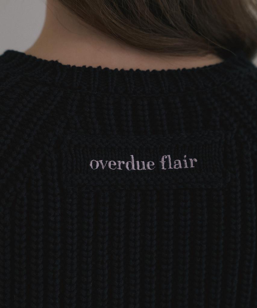 Obeodyupeulleeo Rolling Cap Sleeve Knit_Black