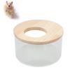 Hamster Sandbadewanne Kleine Runde Haustier Sandkiste Transparentes Acryl Sandbad