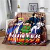 HUNTER×HUNTER Cartoon Printed blankets Picnic blanket Flange Warm blanket Home travel blankets bed linings birthday gift