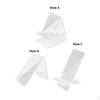 Clear Acrylic Desktop Phone Holder Display Rack Easel Accessories Sturdy for Retail,