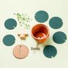 Eco-friendly Non-slip Cactus Coaster: DIY Heat-Resistant Tea Mat & Multi-functional Home Ornament