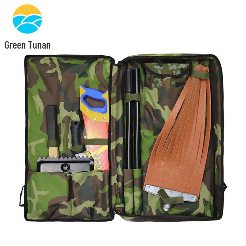 Green Forest Fire Emergency Rescue Tool Kit, 8-Piece