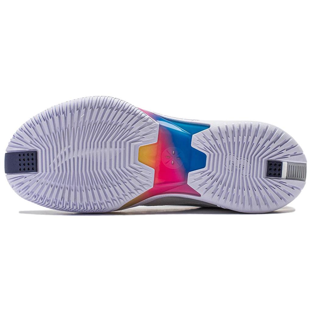 Li-Ning Fission 9 Støtdempende Sklisikre Lavsko Basketballsko Herre sneaker Grå ABPU003-7