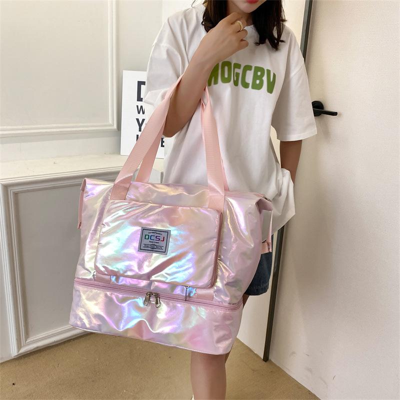 New Travel Bag Foldable Storage Bag Large-capacity Sports Yoga Fitness Bag Short-distance Business Trip Labor Bag
