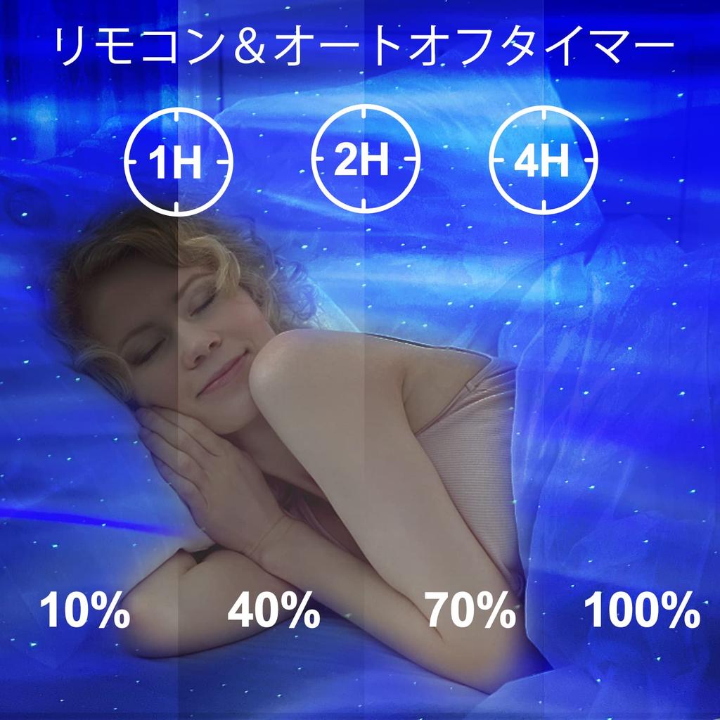 CIMELR Home Galaxy Star Projector Light with 14 Lighting Remote White Music Voice Creates a Romantic Atmosphere for and as a Bedside Lamp Planetarium,