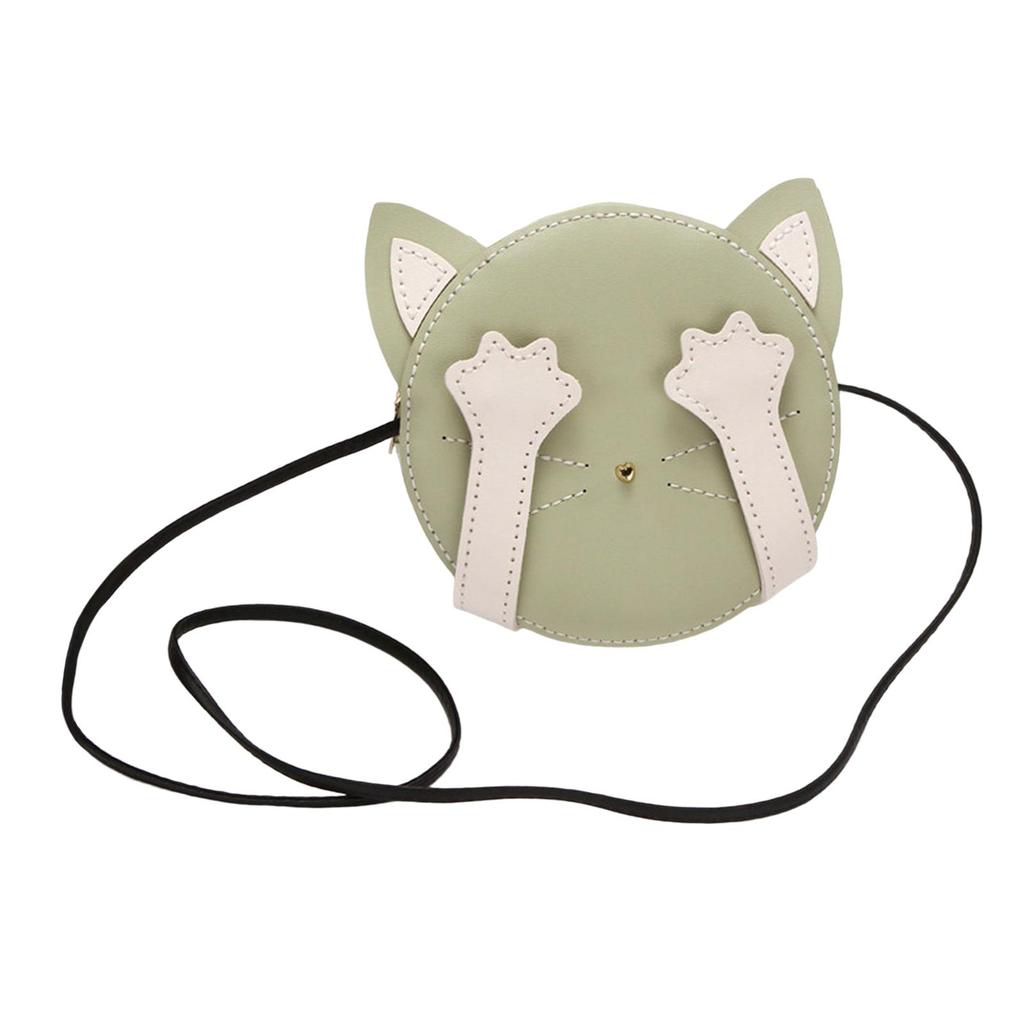DIY Shoulder Bag Making Kit Hand Woven Bag Pre Cut Leather Sewing Leathercrafts Cat Shaped Full Tools For Beginners