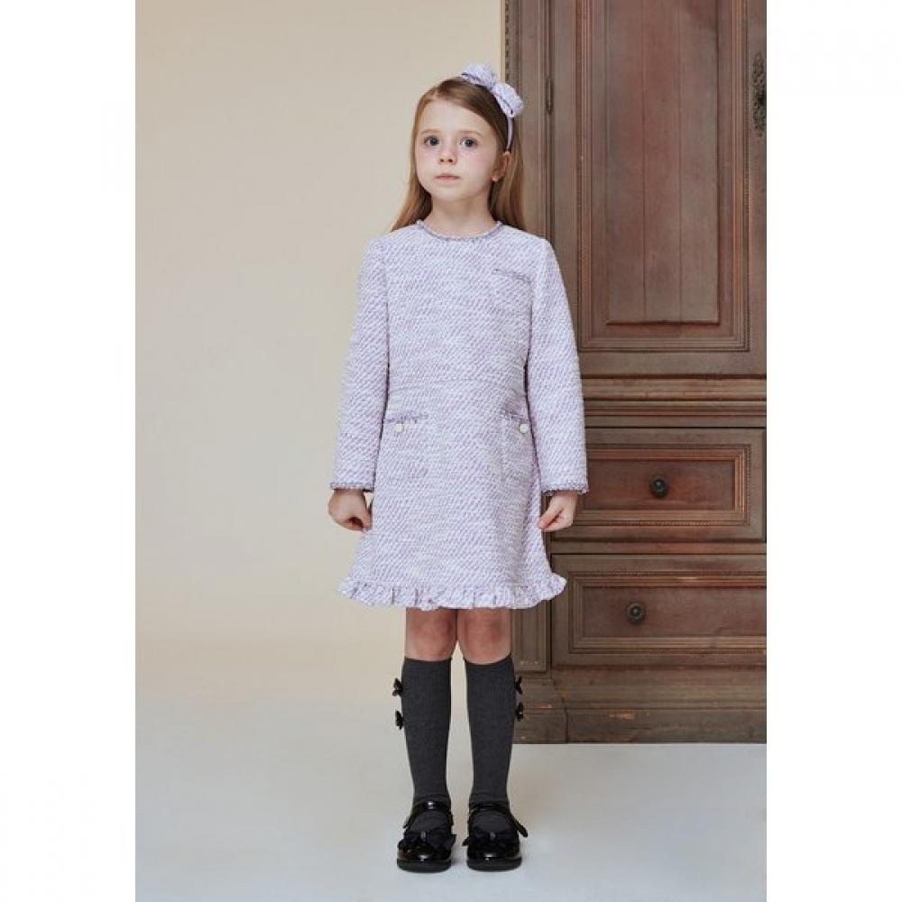 The Coffee Bean   Tea Leaf Violet Tweed Dress Ba14op01vi 130