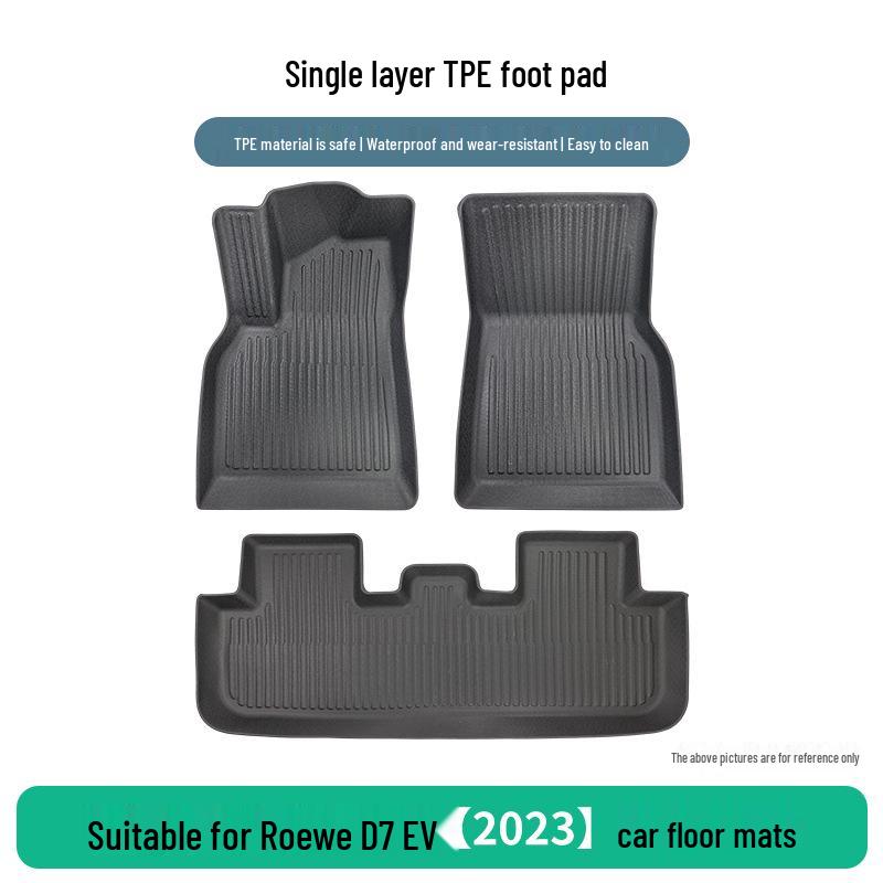 Roewe D7 EV 2023 Waterproof TPE Floor Mats: Anti-Slip, Anti-Wrinkle, New Style