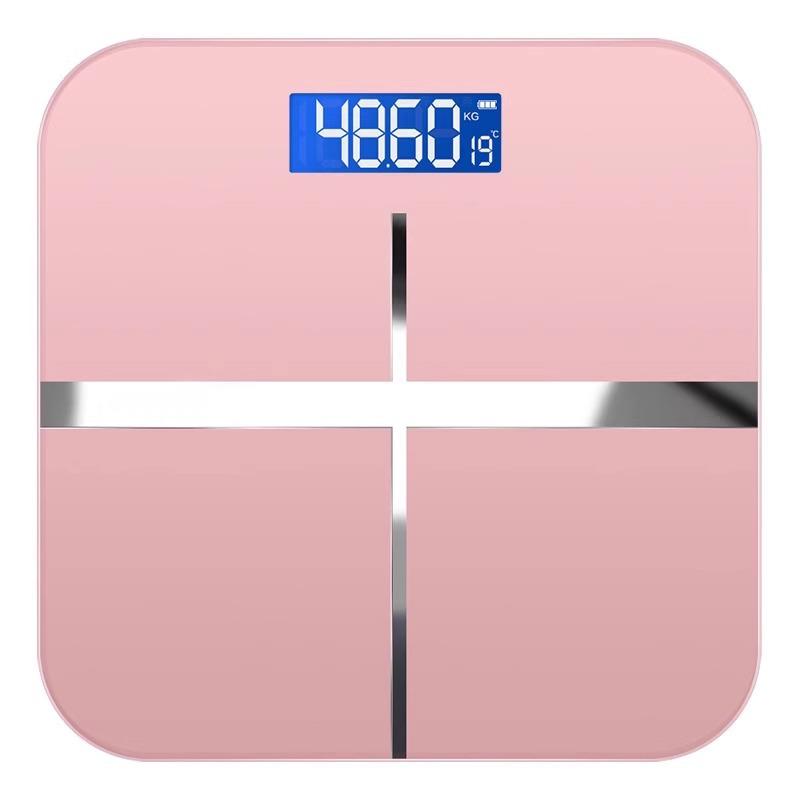 Tempered Glass LCD Slimming Scale for Dorms - Precise Weight Measurement