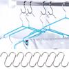 20PCS Multi-Use S Shaped Hooks Smooth Surface S Hanger Hook Stainless Steel Hangers  Bathroom