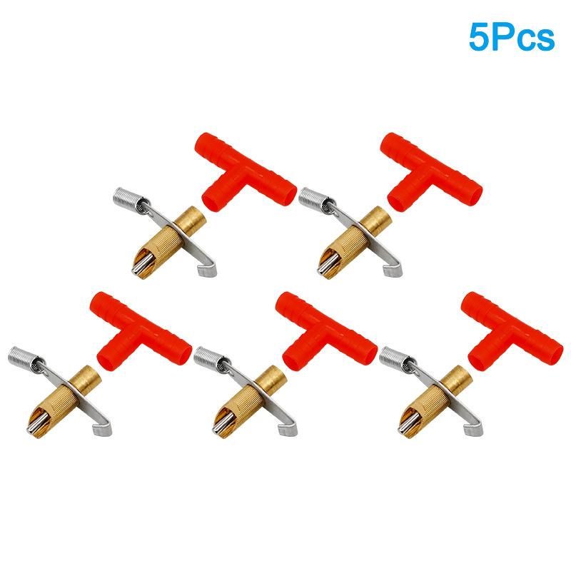 5/10/15/20Pcs Rabbits Drinker Nipple Automatic Feeding Water Nipples Pet Feeder Waterer For Rabbit Bunny Farm Rodents Animals