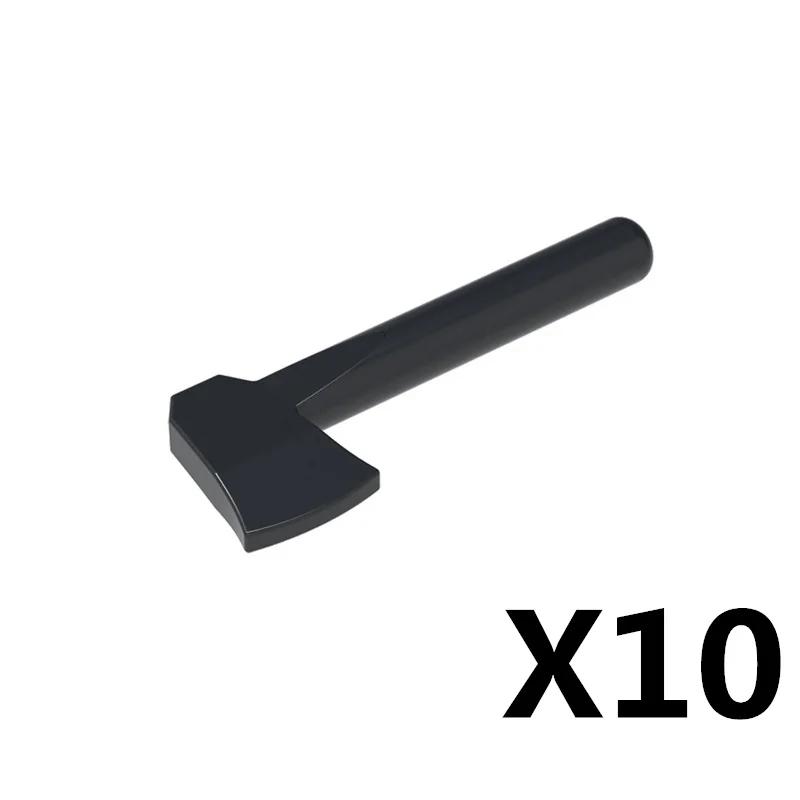 Medieval Knight MOC Building Block Helmet Mask Soldier Weapon Short Trident Shoulder Armour Vest Gun Hoe Axe Sword Toy Gift K049