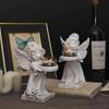 Resin Candle Holder Angel Candlestick Holder Candles Stand For Wedding Centerpieces Home Decorations Dining Table
