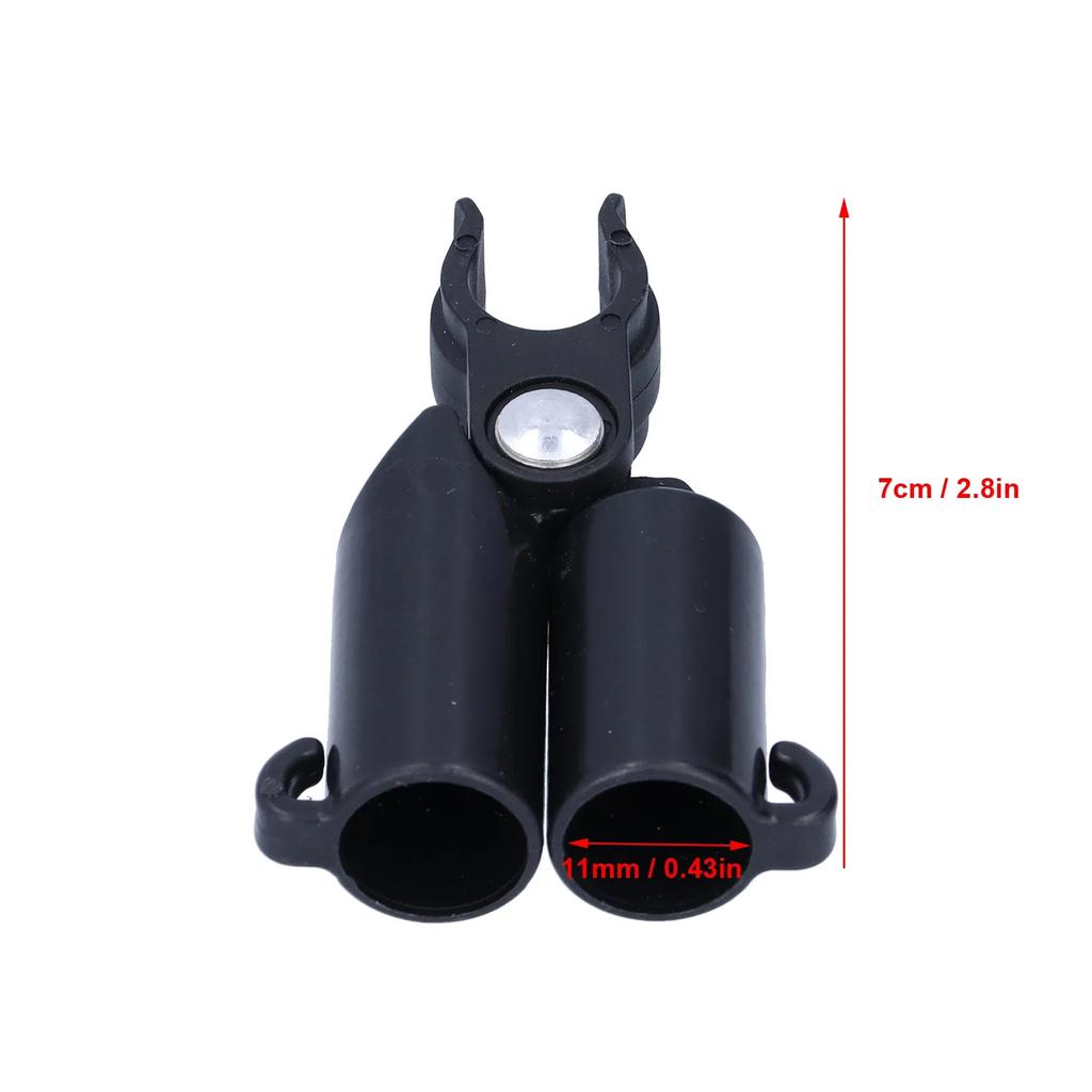 10PCS A-Type Connecting Joint Fixed Clip Plant Supports Fixing Stakes Connector Garden Tool
