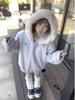 Guochao Fur-Collared Hooded Sweatshirt - Autumn/Winter Cotton Versatile Plus Velvet Outerwear for Students & Couples