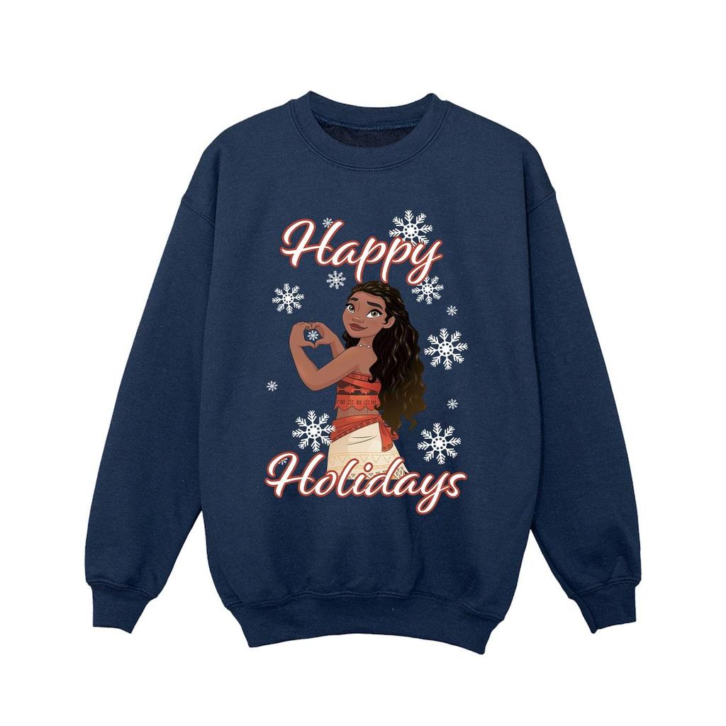 Moana Girls Happy Holiday Sweatshirt
