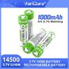 VariCore 3.7V 14500 1410S 1000mAh Li-ion Rechargeable Battery for Multimeter Sweeper Lamp Digital Camera Control Mini Fan