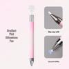 Rotating Push-Press Rhinestone Wax Pencil Tool for DIY Nail Art and Beading Rhinestone Inlay