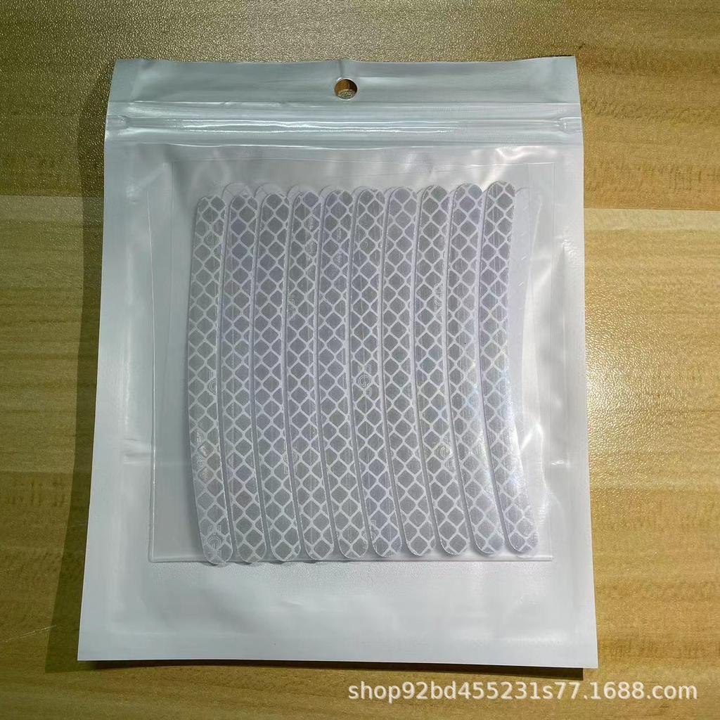 Creative Colorful Laser Wheel Stickers - Anti-Collision Tire Decals for Cars, Motorcycles, and Electric Vehicles