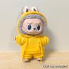For 17cm Labubu Doll Clothes Fashion Clothes Hoodies Doll Clothes Color Match Hoodies Dolls Accessories Cute Decoration Little Cloths