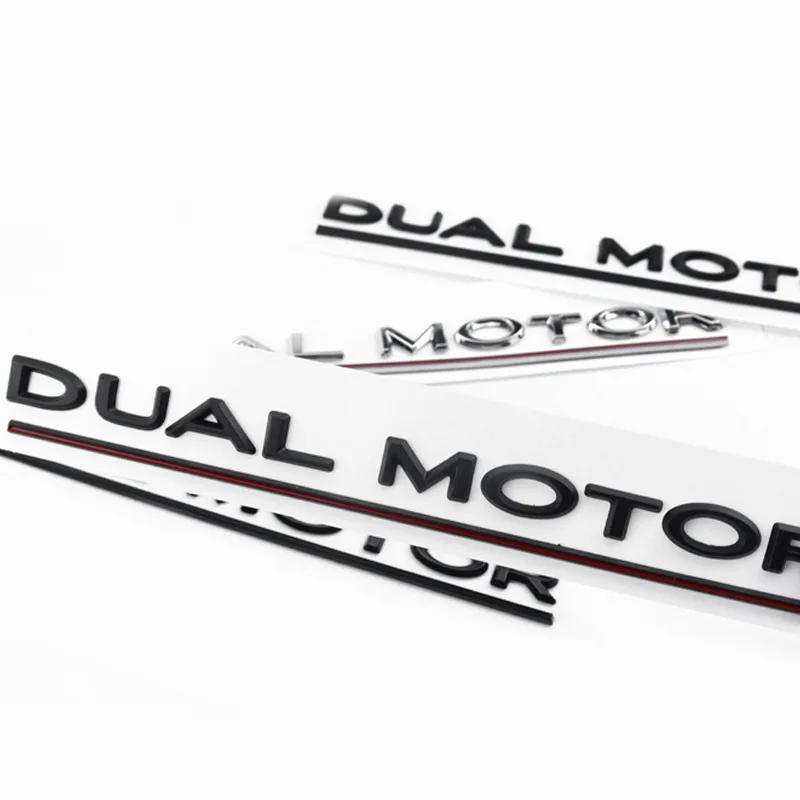 Emblema Scritta Sottolineata DOPPIO MOTORE per Model Y 3 X S Car Styling Adesivo Badge Camion
