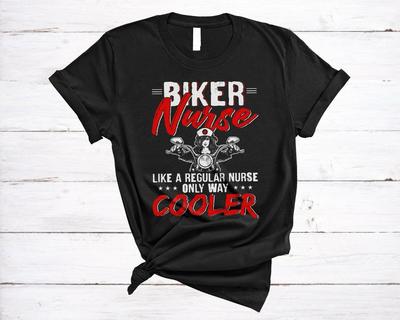 Biker Krankenschwester Definition Nur Cooler Cooles Motorradfahrer RN CNA Krankenschwester Shirt