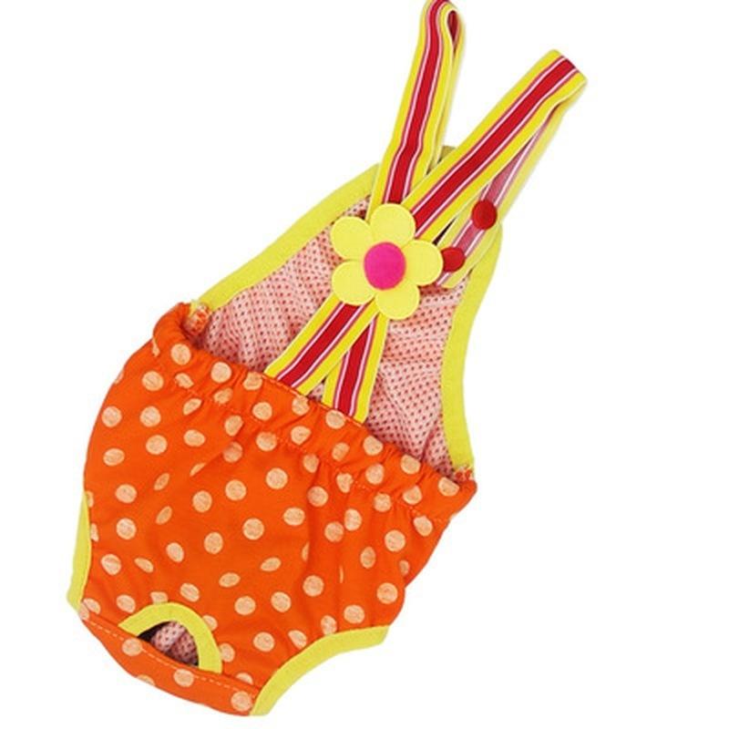 Dots Female Dog Sanitary Pants Diaper Puppy and Teddy Fashion Dog Clothes Dog
