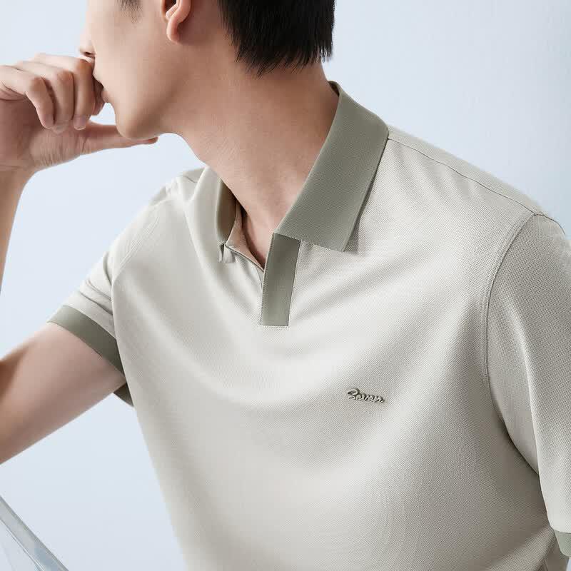 Septwolves Men's Cooling Jacquard Polo Shirt