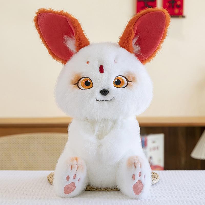 

New Playful Animal Series Plush Toys Cute Fox Rabbit Cat Doll Children s Company Gift 25cm