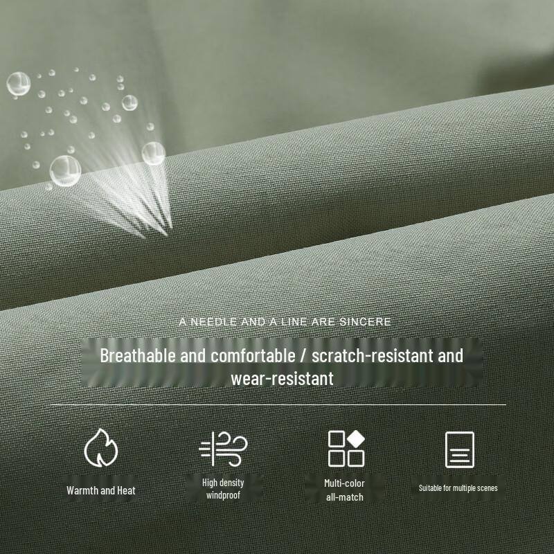 EASTERN CAMEL Unisex Padded Winter Jacket with Detachable Hood