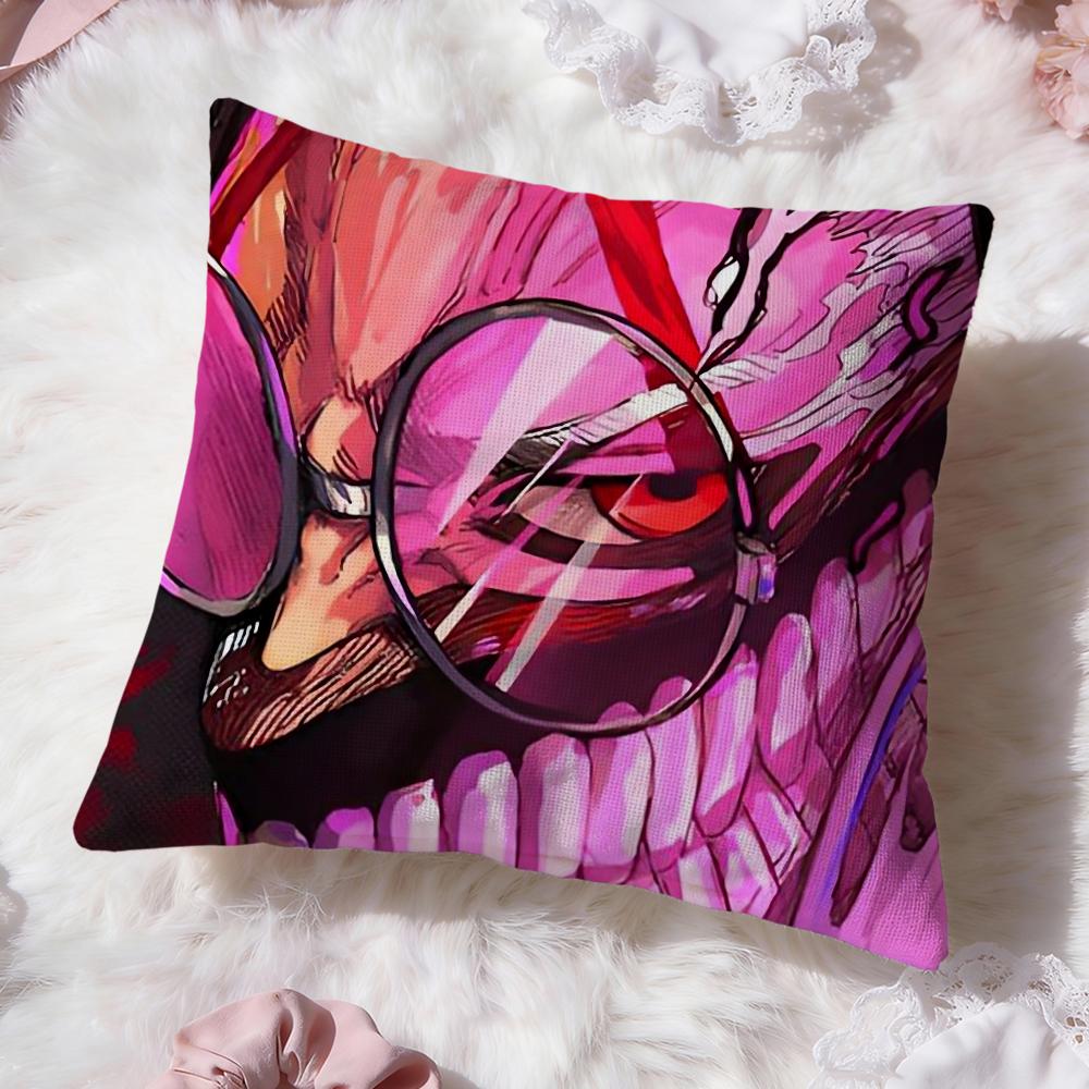 Anime D-Dandadan Cushion Cover Premium Comfort Reversible Pillow Cove -Two In One Design for Any Room & Car Interior