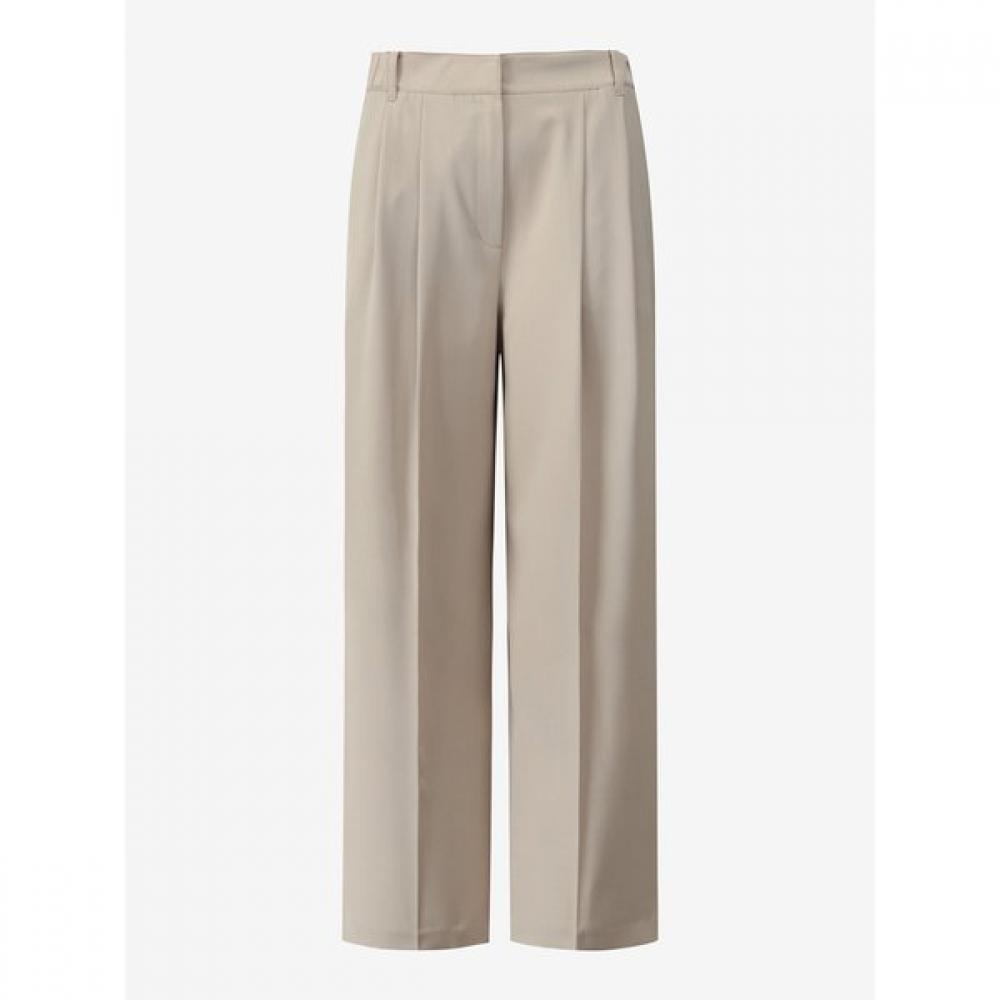 Cc Collect. Back Banding Two Tuck Wide Pants C252msa033