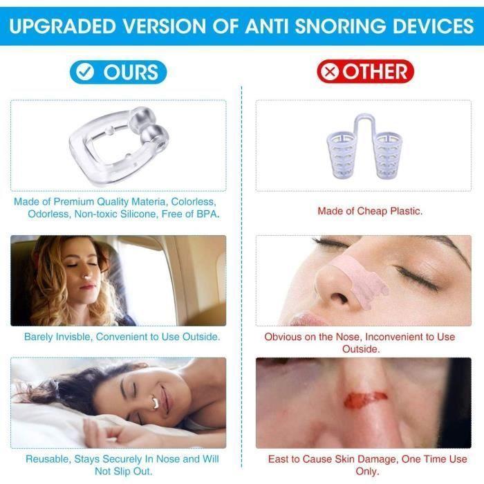 Magnetic Anti Snoring Nose Clip, Snore Stop Anti Snoring Device Stop Snoring, Stops the Snoring of