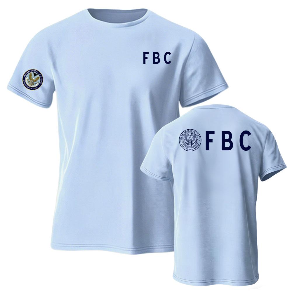 Unisex Streetwear FBC Federal Bureau of Control Tee Short Sleeve Loose O-neck T-shirt Fashion Summer Casual Male Tshirts Merch