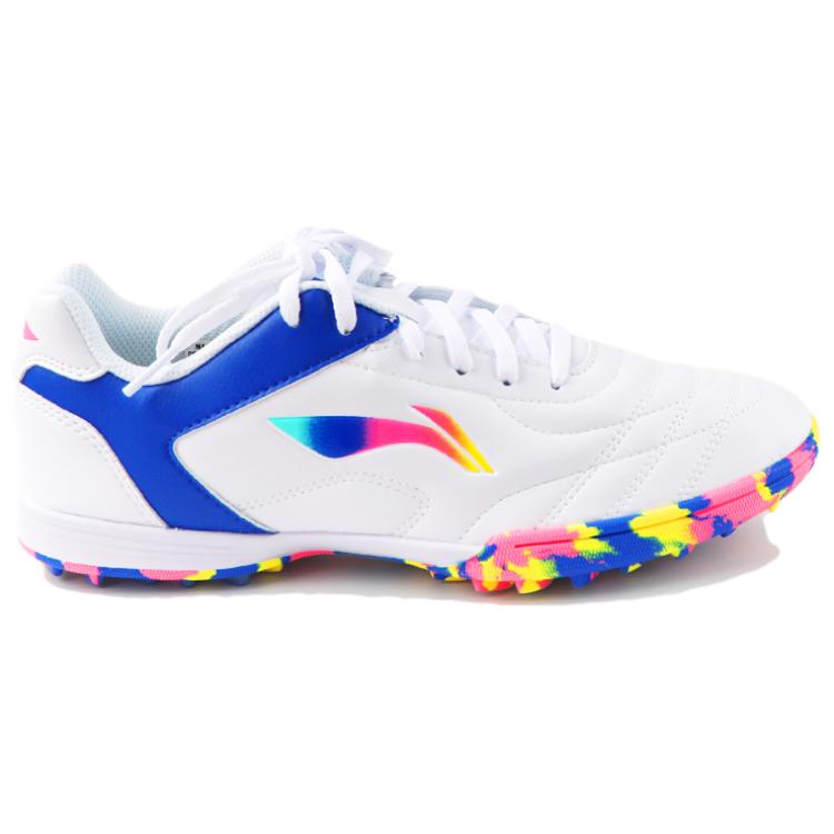 Li-Ning Comfortable Fashion TF Soft Ground Hard Ground Artificial Grass Shock Absorbing Non-Slip Wear-Resistant Soccer Shoes YSTU057-4