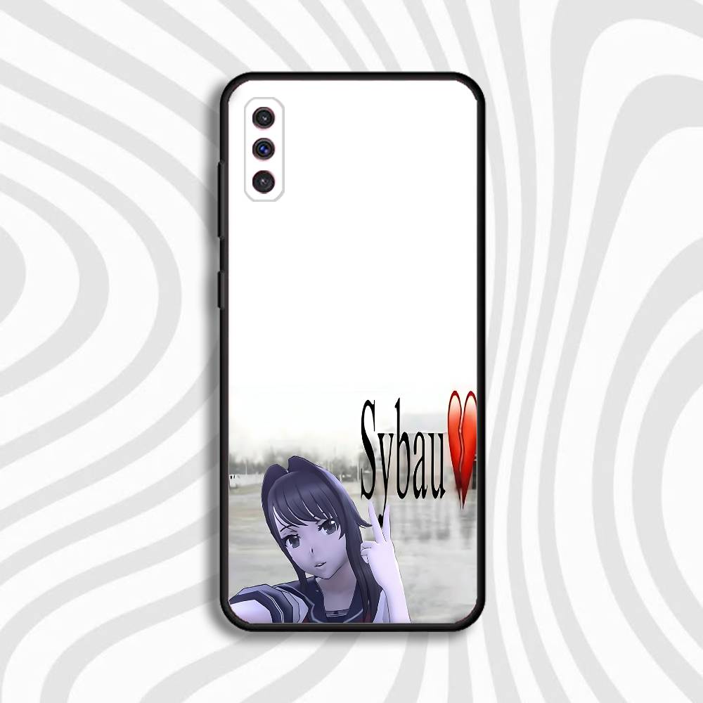 Y-Yandere Simulator Ayano Aishi Handyhülle für Samsung S10, S21, FE, S21, S26, S25, S24, S23, Ultra, S9, S22, Plus Schwarz Stoßfestes TPU