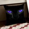 Black Ccat Cushion Cover Reversible Soft Durable Pillow Cover Home  Car MultiScene Use for Daily Comfort