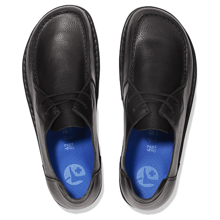 Birkenstock Utti Leather Comfortable Versatile Low-Top Casual Shoes Unisex casual shoes Black 1029579