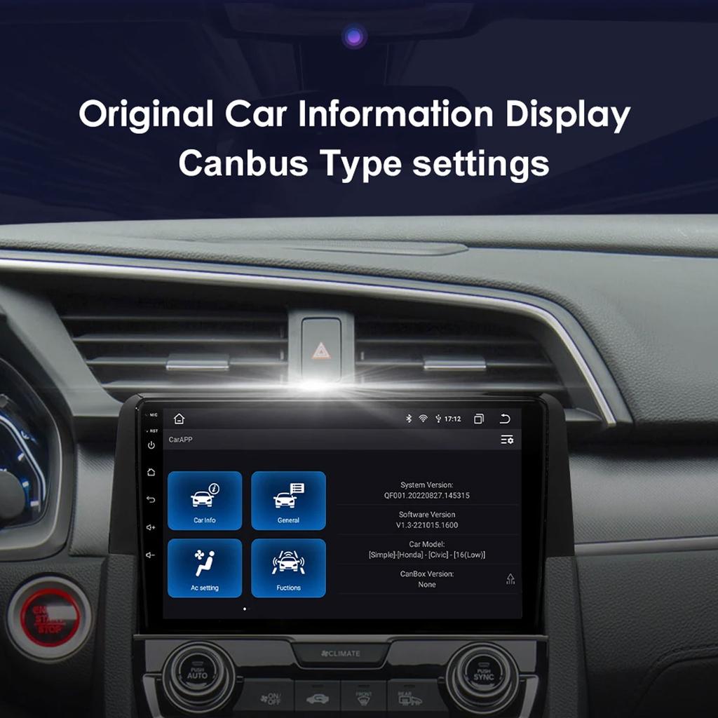OSSURET Carplay 4G 7862 AI Intelligent Systems Android 13 Car Radio for Honda CRV CR-V 2007 2008 2009 2010 2011 Intelligent Multimedia Video Player