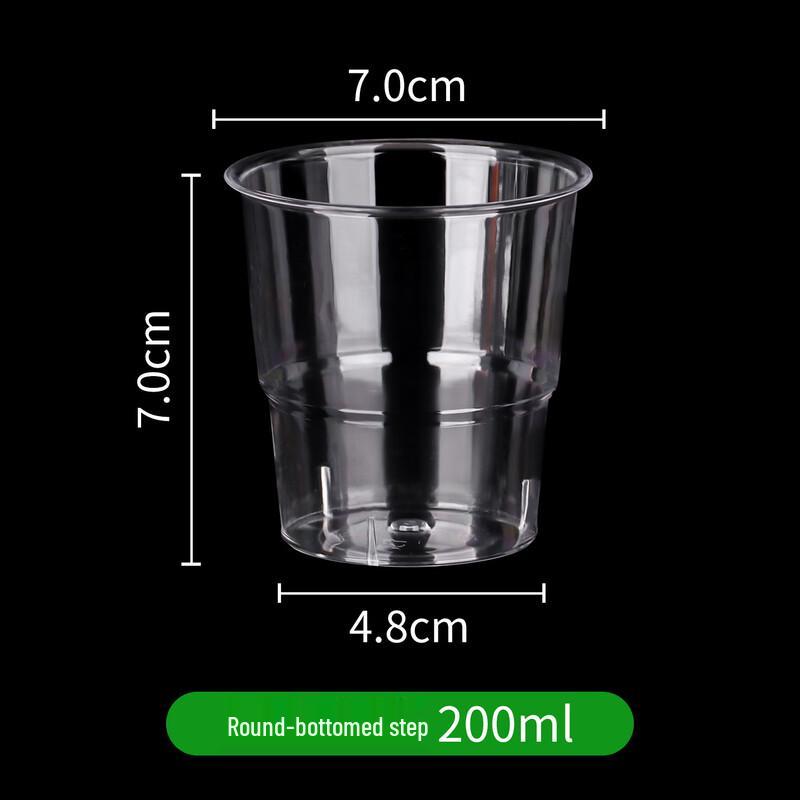 Xihuo 200ml Thickened Hard Plastic Disposable Aviation Cups
