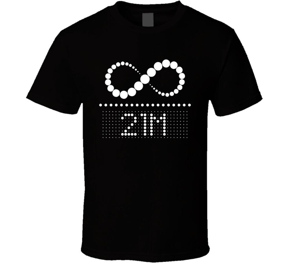 Bitcoin 21 Infinity Dots T Shirt S