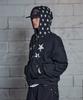 Losers Club Star Graphic Two-Way Zip-Up Hoodie Black