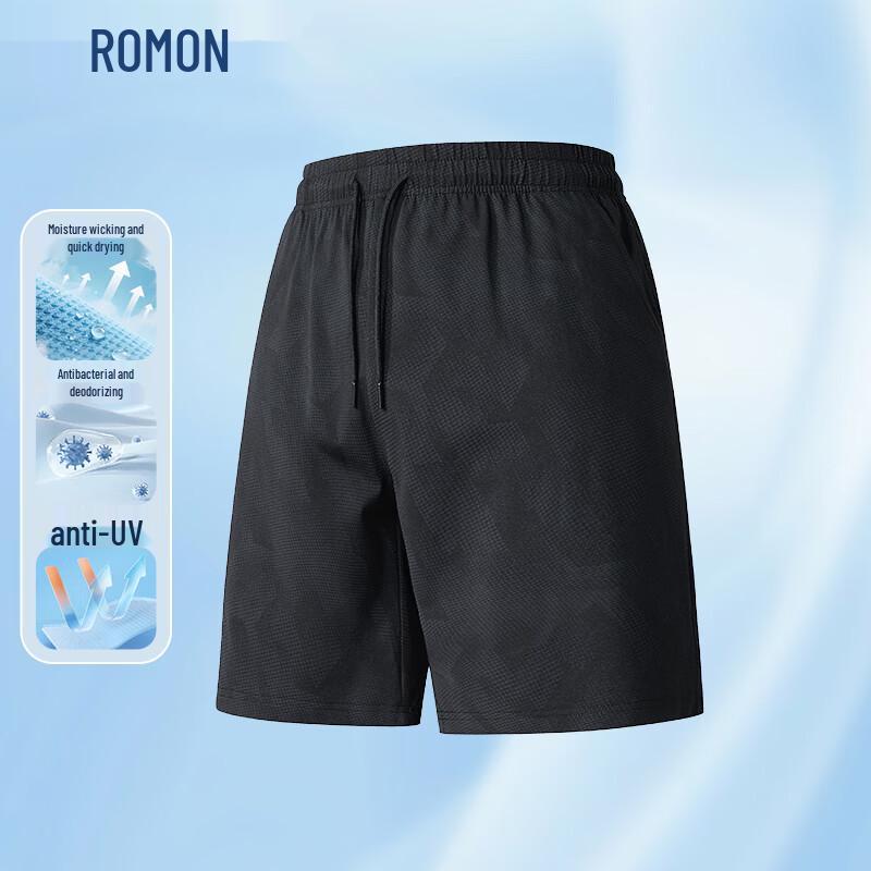 ROMON Men s Quick-Dry Ice Silk Cargo Shorts 3XL
