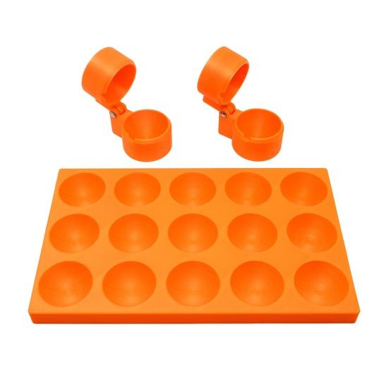 Cake Mold Ball Shaped Silicone Tray Set with 15 Molds
