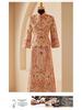 2025 Embroidered Dragon & Phoenix Kua Xiuhe Wedding Dress - Retro Chinese Slim Fit Bridal Toasting Gown