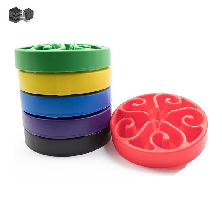 Pet Hot Wheel Slow Food Bowl, Flower Slow Food Bowl, Non-slip Pet Stop Food Bowl, Dog Anti-choking Bowl