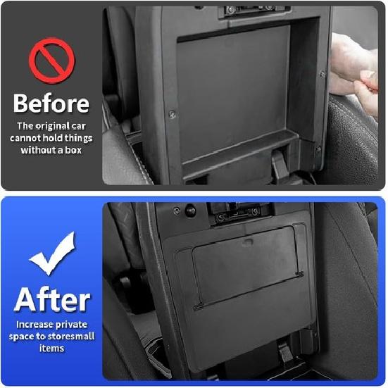 Armrest Hidden Box Organizer for for Toyota Tacoma 2024 2025 Armrest Organize