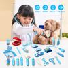 Cute Stone Doctor Set Toy Doctor Pretend Play Educational Toy 30 Piece Set Christmas Pretend Play Dentist Pretend Play Storage Case Included Light &