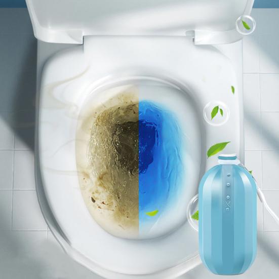 2PCS Toilet Cleaner with Lanyard Design High-Concentration Cleaning Fluid Automatic Cleaning Function Hanging Toilet Bowl Cleaner